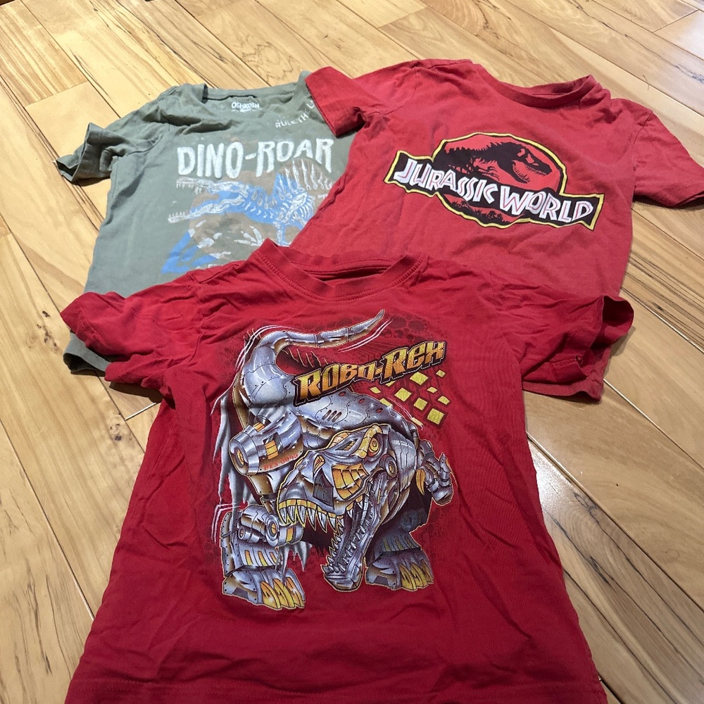Size 6 dinosaur tshirts